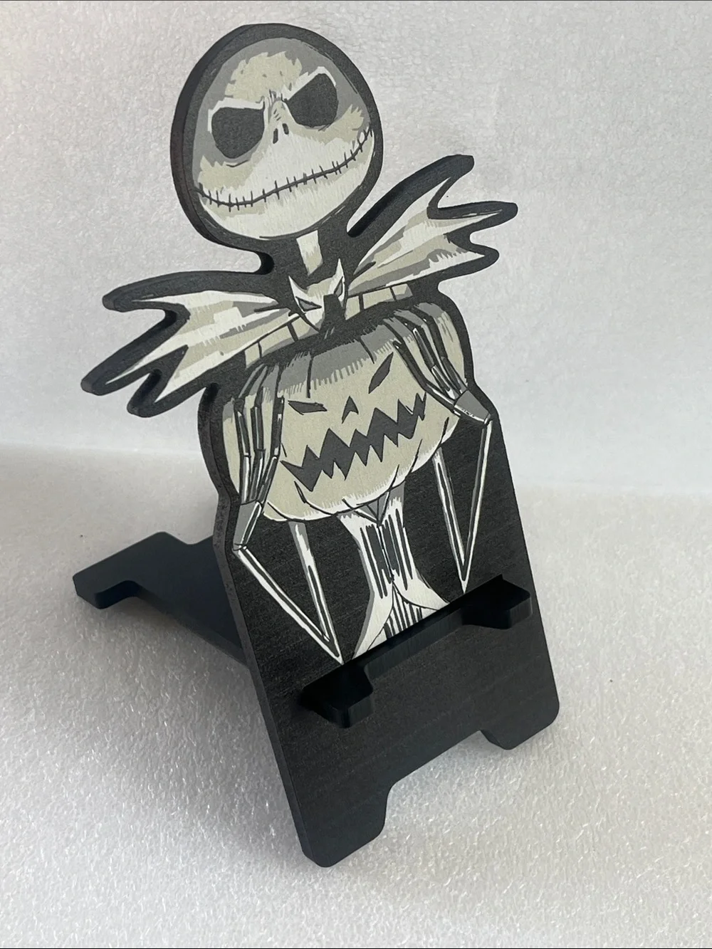 Disney Jack Skellington Black and Cream Phone Stand